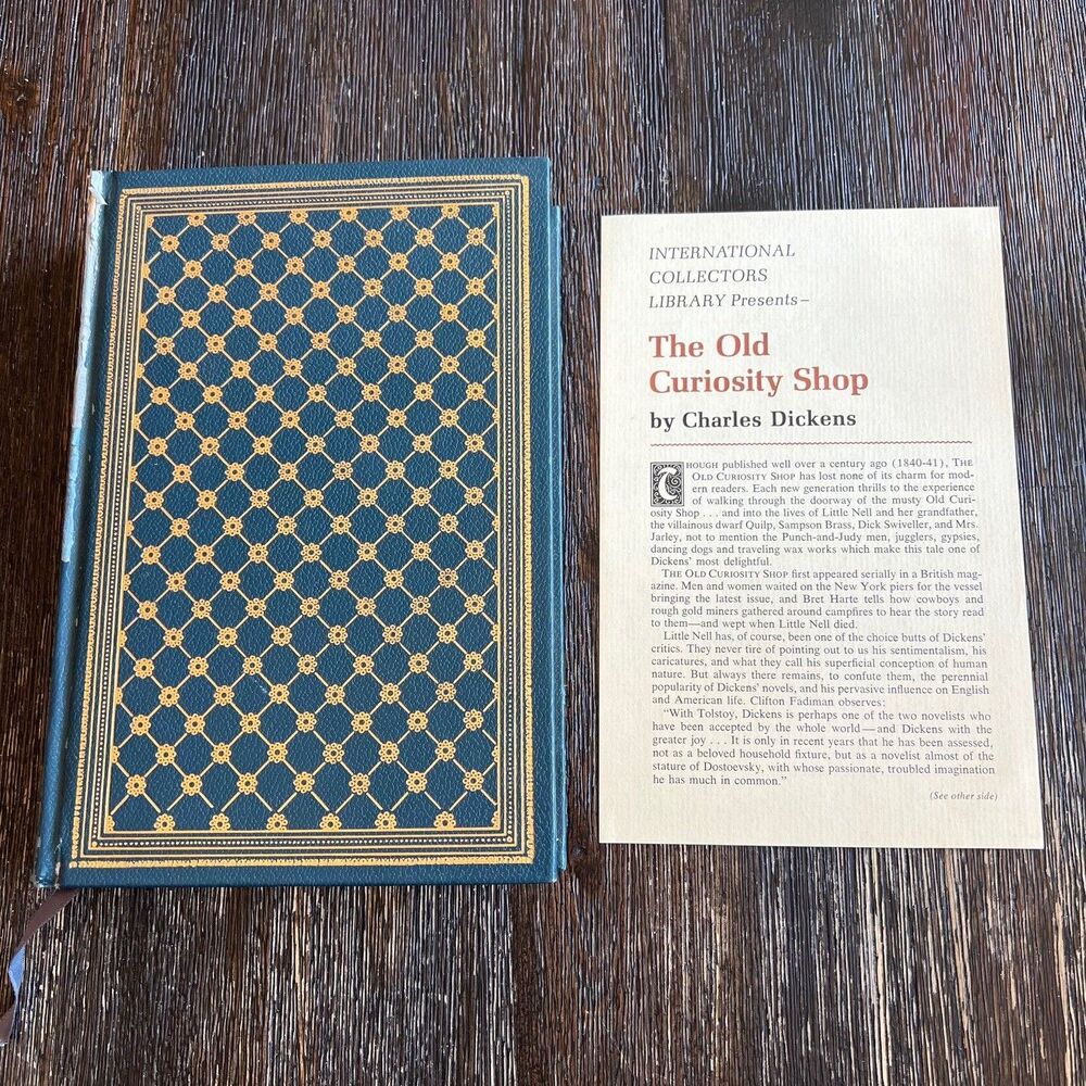 The Old Curiosity Shop Charles Dickens International Collectors Library Vintage